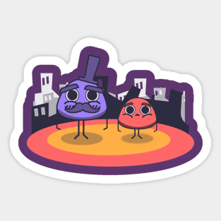 Silly friends! Sticker